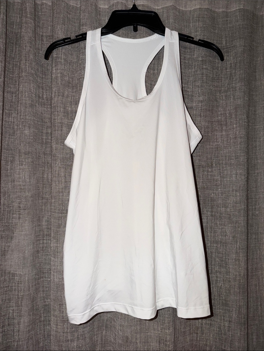 White Racerback Tank Top - Women's Activewear from Amazon